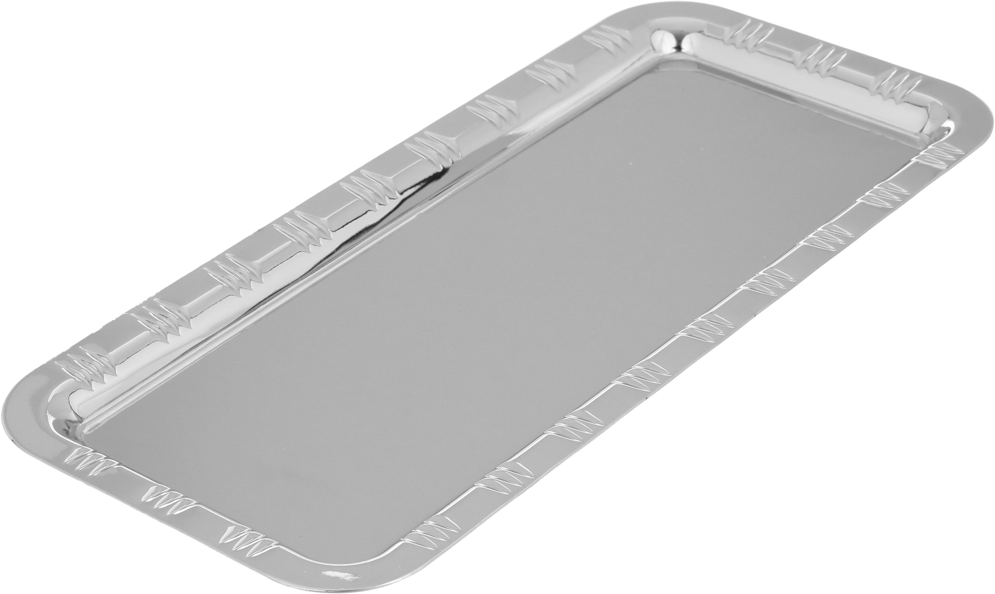 طقم تقديم استيل، 4 قطع مع تمرية - فضي product image 2