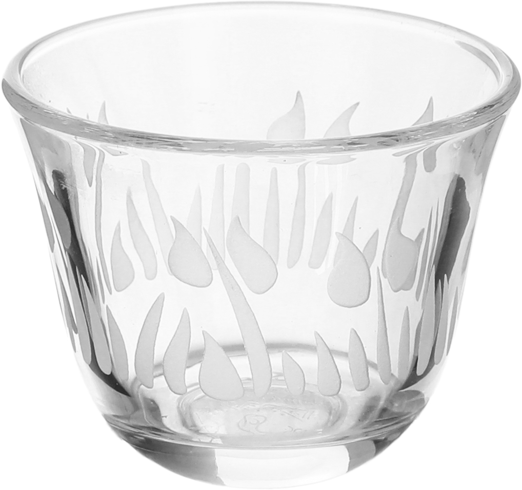 طقم تقديم بيالات و فناجين زجاج السيف غاليري، 25 قطعة مع سكرية - شفاف product image 4