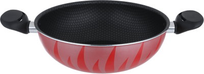 Red Flame Tefal Coated Estelle Frying Pot, 28cm, Estelle Cover - Red product image 3