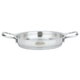 Steel Omelet Pan with Hascevher Handle, 20 x 20 x 4 cm, Turkish - Silver product image 2