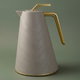 Glory glass thermos, 500 ml, plastic outer shell - gray product image 1