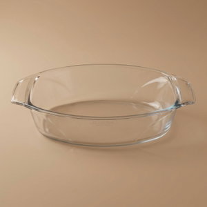 صينية فرن زجاج بايركس، 2 لتر، 30×21×7 سم، فرنسي - شفاف product image