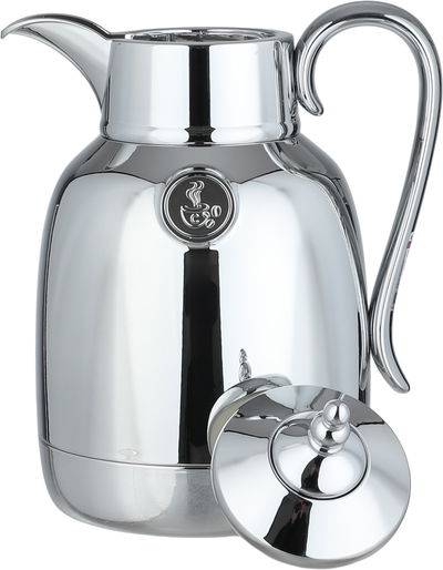 طقم ترامس لالوزا، قطعتين، 0.7 / 1 لتر، حافظة داخلية زجاج، يد فضي، غطاء ضغاط - فضي product image 9