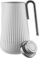 Glory Sumo Thermos, 1 liter, nickel handle, glass interior, push-button - light gray, glossy black product image 5