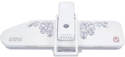 كاوية كبس بخار المونيوم ويننج ستار، 36 بوصة، 1000 مل، 1600 واط، لوحة تحكم مزودة بوظيفة قفل، ST-9000-36 - ابيض product image 1