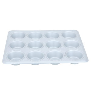 Al Saif Gallery Aluminum Muffin Pan, 38.5X29.5X4.1 Cm, 12 Containers - Silver product image 2