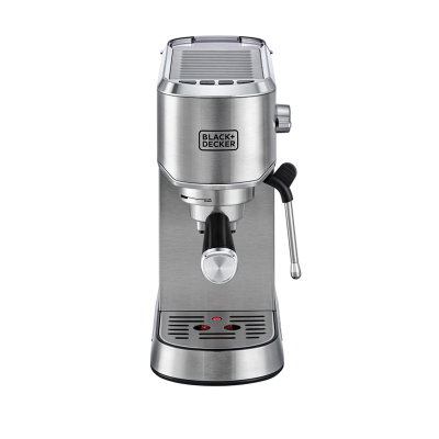 Black ECM150-B5 & Decker Espresso Coffee Machine, 1450W, 15 Bar, 1L - Silver product image 7