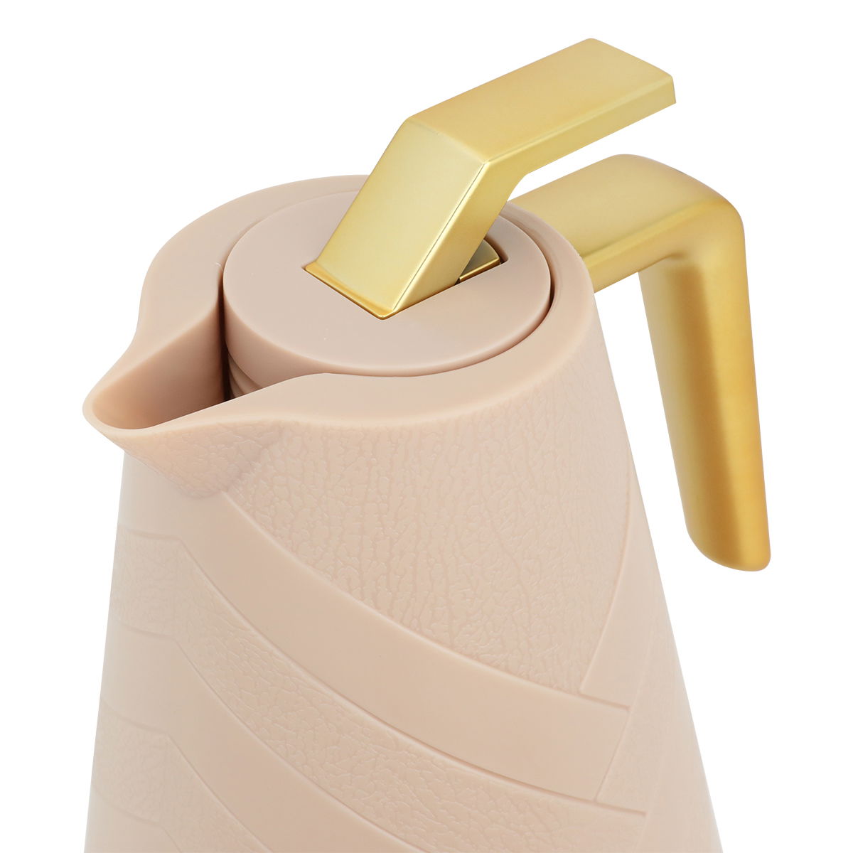 ترمس جلوري، 500 ملل، حافظة داخلية زجاج، هيكل خارجي بلاستيك - وردي product image 4