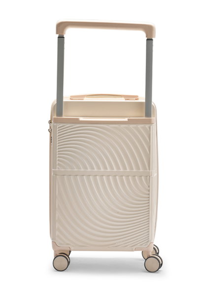 طقم شنط سفر بولي كربونات ليمرا، 20 24 بوصة، 4 عجلات، بزاوية 360 درجة، OT-9000 - بيج product image 5