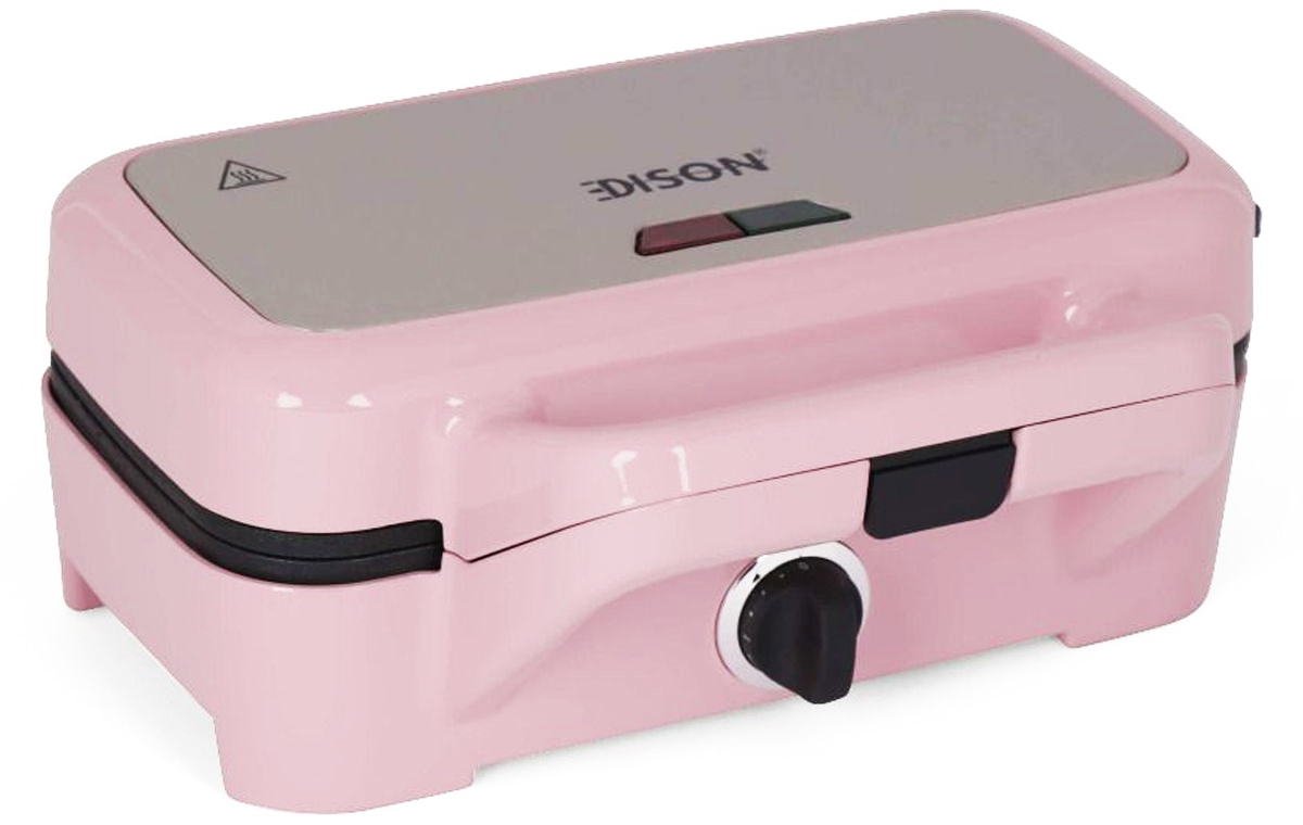 Edison Waffle Maker And Grill, 1200 Watt - Pink product image