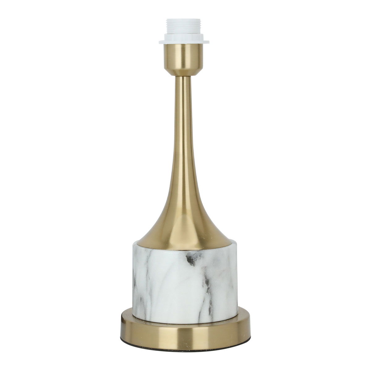 اباجورة استيل إديسون، 1 لمبة - ابيض ذهبي product image 3