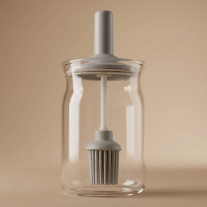 علبة زجاج بفرشة السيف غاليري، 280 مل - شفاف product image