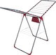Perilla Enamel Metal Clothes Drying Rack, 200x60 cm, Dark Gray Burgundy product image 1