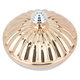 تمرية زجاج غطاء استيل السيف غاليري، 10×10×5 سم، صغير - ذهبي product image 2