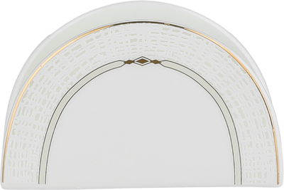 طقم تقديم سفرة بورسلان السيف غاليري، 86 قطعة - أبيض فضي product image 7