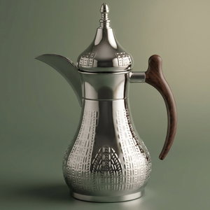 ترمس هيلة استيل السيف غاليري، 700 مل، يد خشب - فضي product image