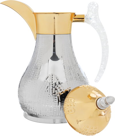 Al Saif Gallery Haila Steel Thermos, 1 liter, steel inner container, steel outer shell - silver product image 3