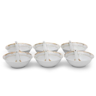طقم سفرة بورسلان السيف غاليري، 65 قطعة - أبيض product image 8