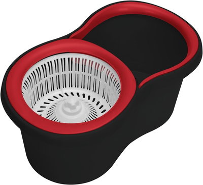 ممسحة دوارة ميكروفايبر فيسيو، 15 لتر، دلو، مرفق عبوتين وسادات - متعدد الالوان product image 2