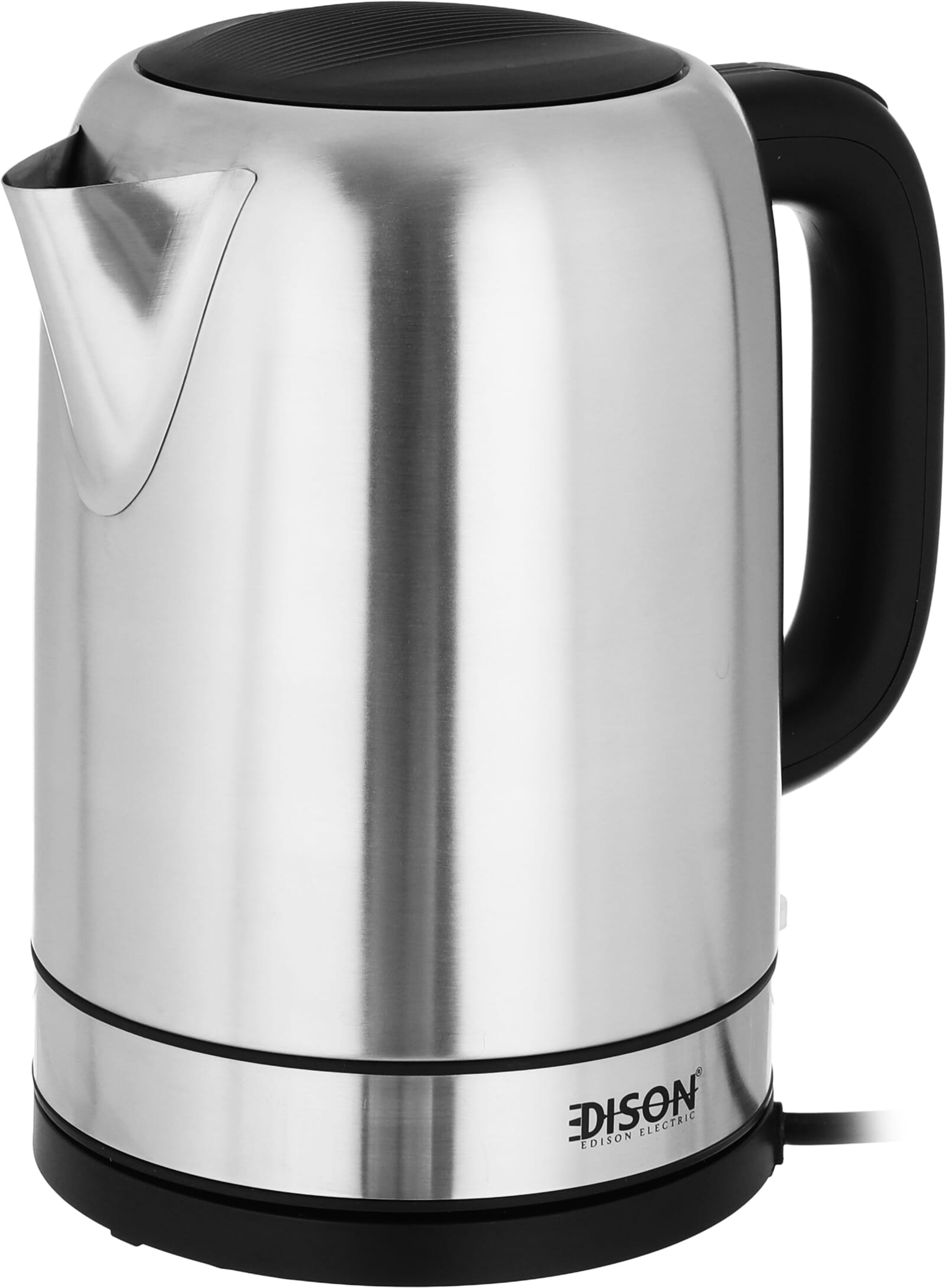 غلاية كهربائية استيل إديسون، 2200 واط، 1.7 لتر، WK606S - أسود فضي product image 2