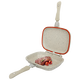 طاوة جرانيت روكي، 32سم، بوجهين - أبيض product image 2