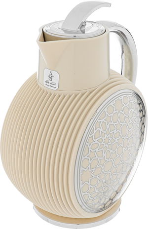 Glory Al-Jawhara Thermos, 900 ml, glass inner container, plastic outer shell - beige product image 3
