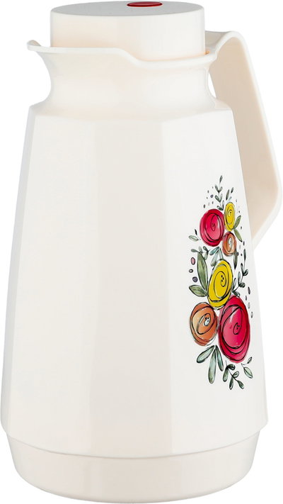 Rotpunkt 240 Plastic Thermos, 1 Liter, Glass Inner Container - Cream product image 4