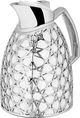 Al Saif Gallery Andalusia thermos set, 0.75/1 liter, Islamic pattern, glass inner case, plastic outer case - white and silver product image 4