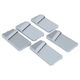 Al Saif Gallery Plastic Cutter, 5 Pieces - Light Green product image 2