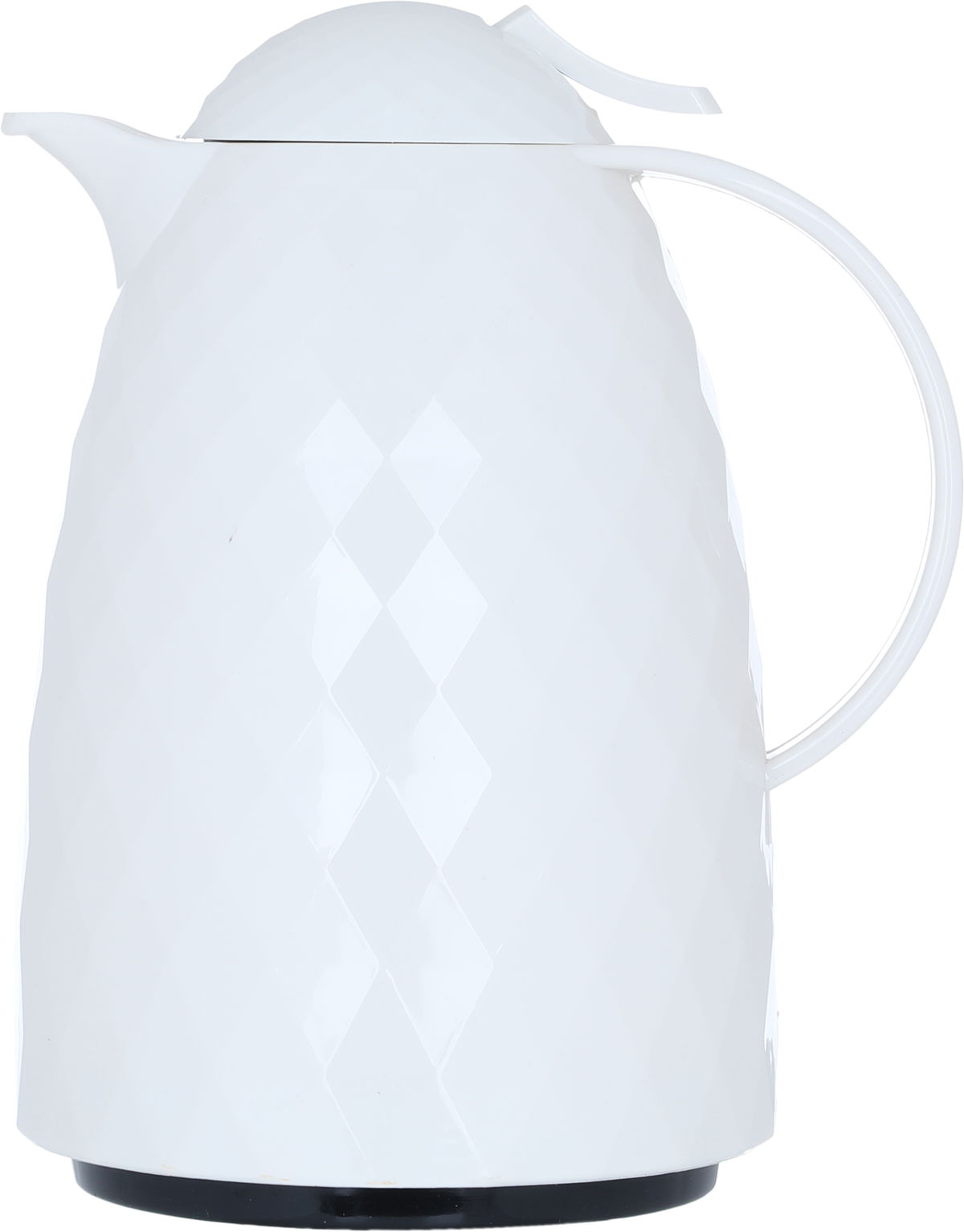 Deepa thermos, 1 liter, plastic outer shell, thermal glass inner shell, plastic outer shell - white product image