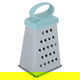 Steel Al Saif Gallery grater, 4 faces, box - silver product image 1