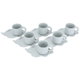 طقم اكواب قهوة تركي مع صحون السيف غاليري، سراميك، 12 قطعة - أخضر product image 2