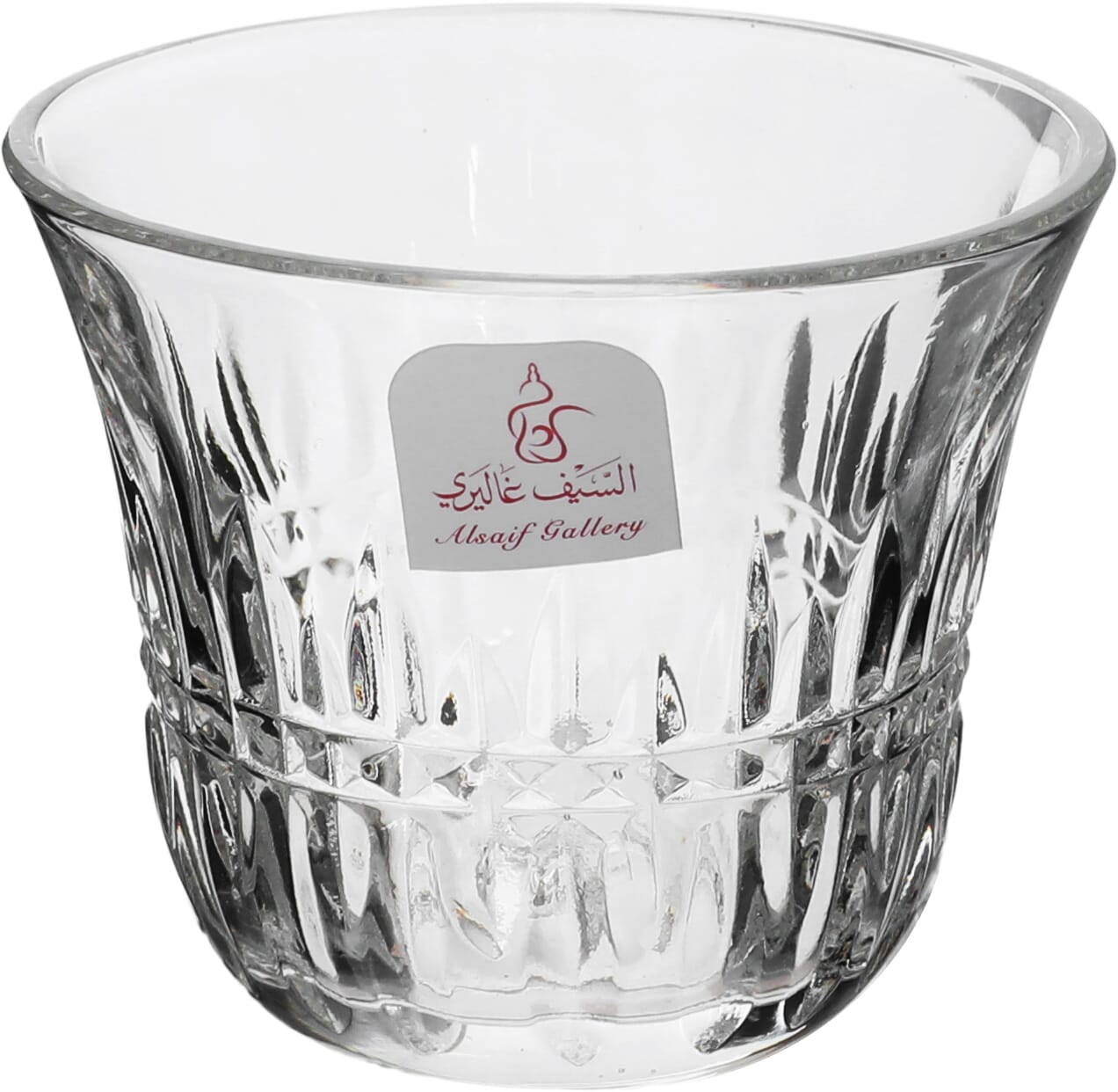 طقم شاي و قهوة زجاج السيف غاليري، 18 قطعة - شفاف product image 3