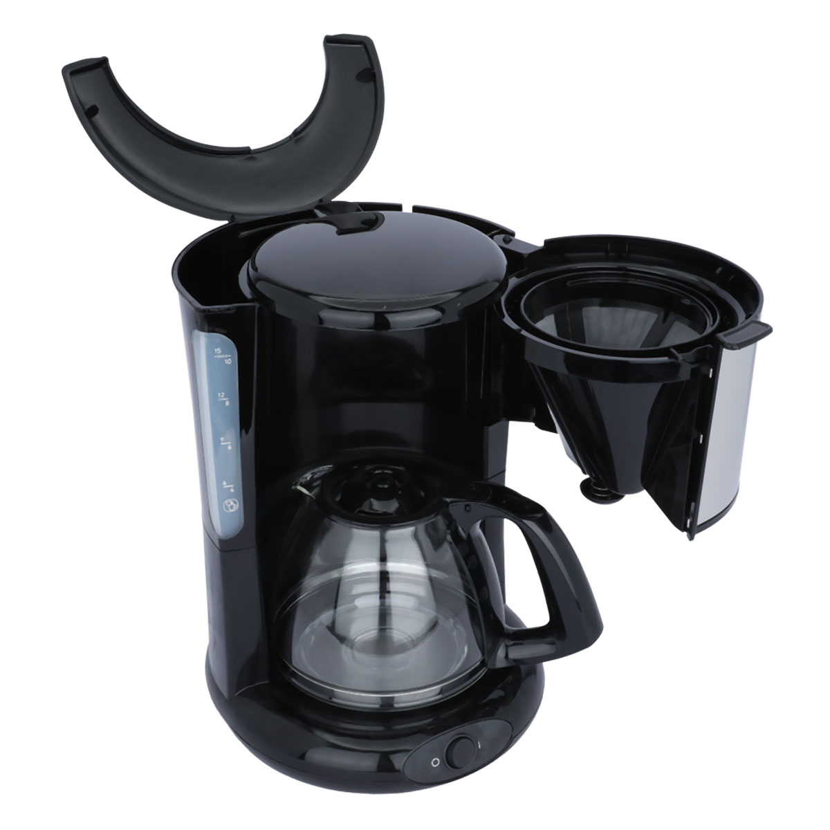 Tefal Coffee Maker, 1100 Watt, 1.25 Liter - Black Silver product image 3