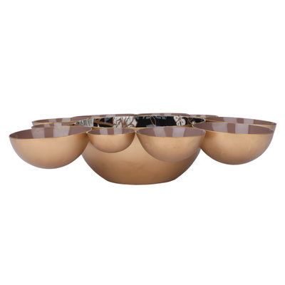 Al Saif Gallery Steel Serving Plate, Divided - Brown product image 2