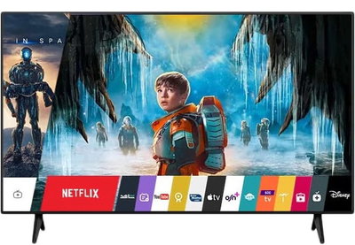 تلفزيون سمارت بدون اطار دانسات، 55 بوصة، 4K UHD، شاشة LED، نظام ويب اوس، ريموت ماجيك، DTD5522UWS - اسود product image 1