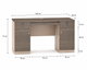 مكتب إداري خشب MDF، 140x60x75 سم - خشبي غامق بيج product image 2