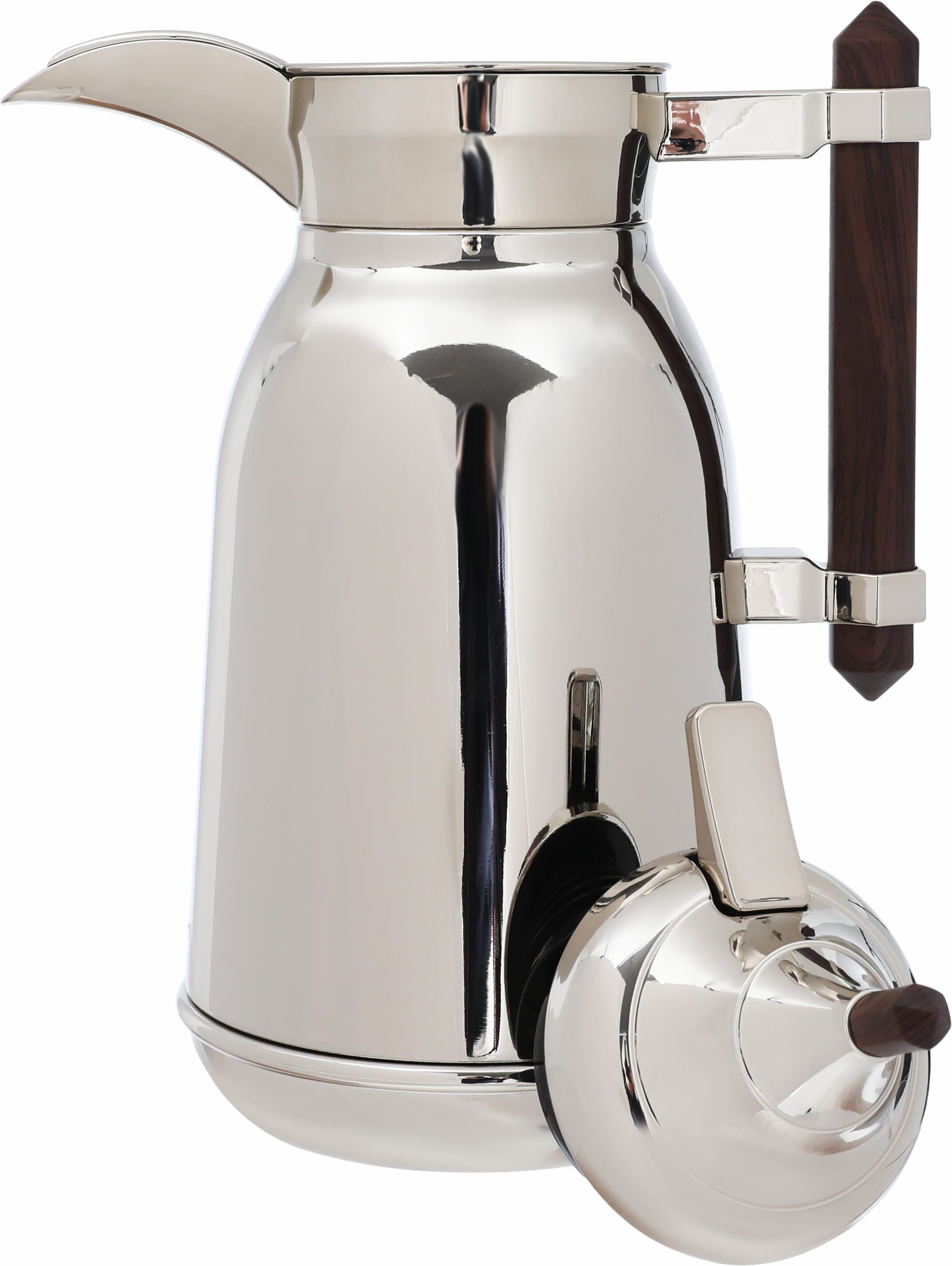 Al Saif Gallery stainless steel thermos set, 1/0.75 litre, two pieces - silver product image 4