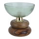 Al Saif Gallery wooden sweet stand, with base, 14 x 14 x 13 cm - brown product image 1