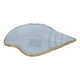 Al Saif Gallery glass sweet dish, 23 x 16.5 x 2.5 cm, leaf, flat, small - clear product image 2
