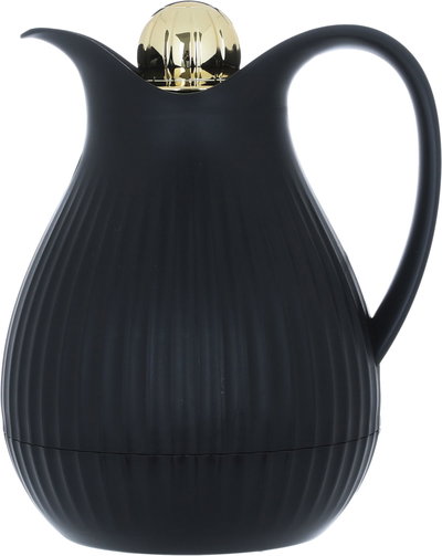 ترمس راميرا السيف غاليري، 1 لتر، حافظة داخلية زجاج حراري، ضغاط - أسود product image 1