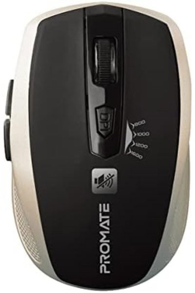ماوس ضوئي بلاستيك بروميت، 6 ازرار، USB - ذهبي product image 1