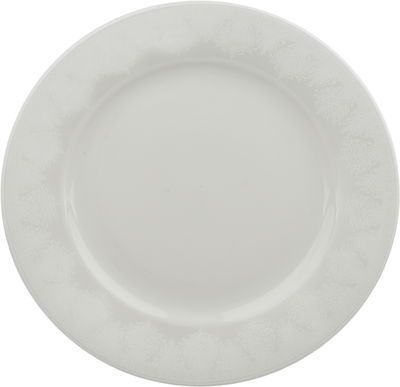 Trust Porcelain Dinnerware Set, 24 Pieces, Embossed - White product image 4