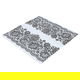 Al Saif Gallery dining napkins, 40 x 40 cm, black pattern, 20 pieces - white product image 1