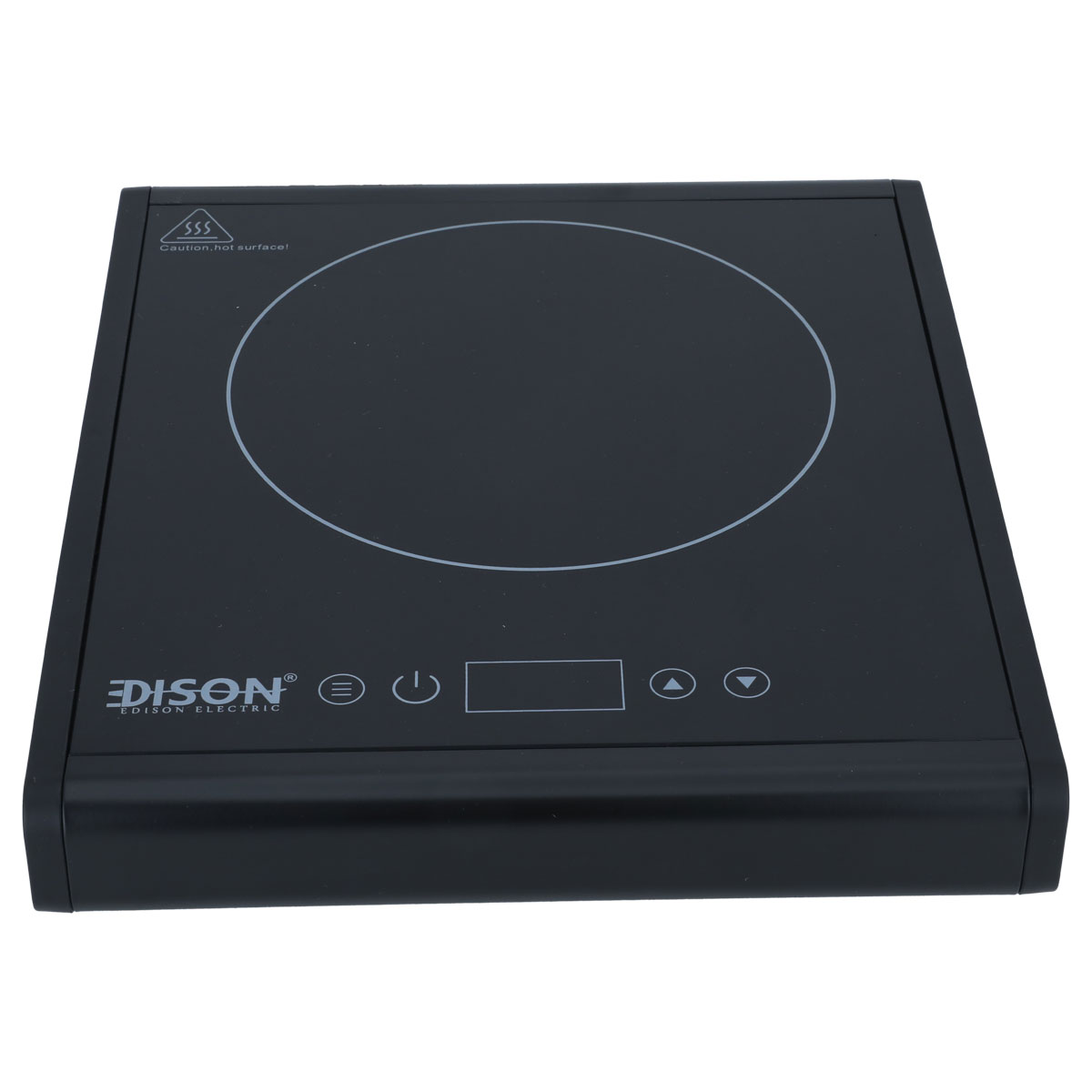 Edison Single Ceramic Hob, 2000 Watts, 27 x 31 x 5 cm, ES-05 - Black product image
