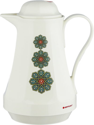 Rotpunkt 430 Plastic Thermos, 1 Liter, Glass Inner Container - Cream product image 2