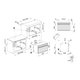 فرن و ميكرويف بلت ان سميج، 3100 واط، 40 لتر - فضي product image 2