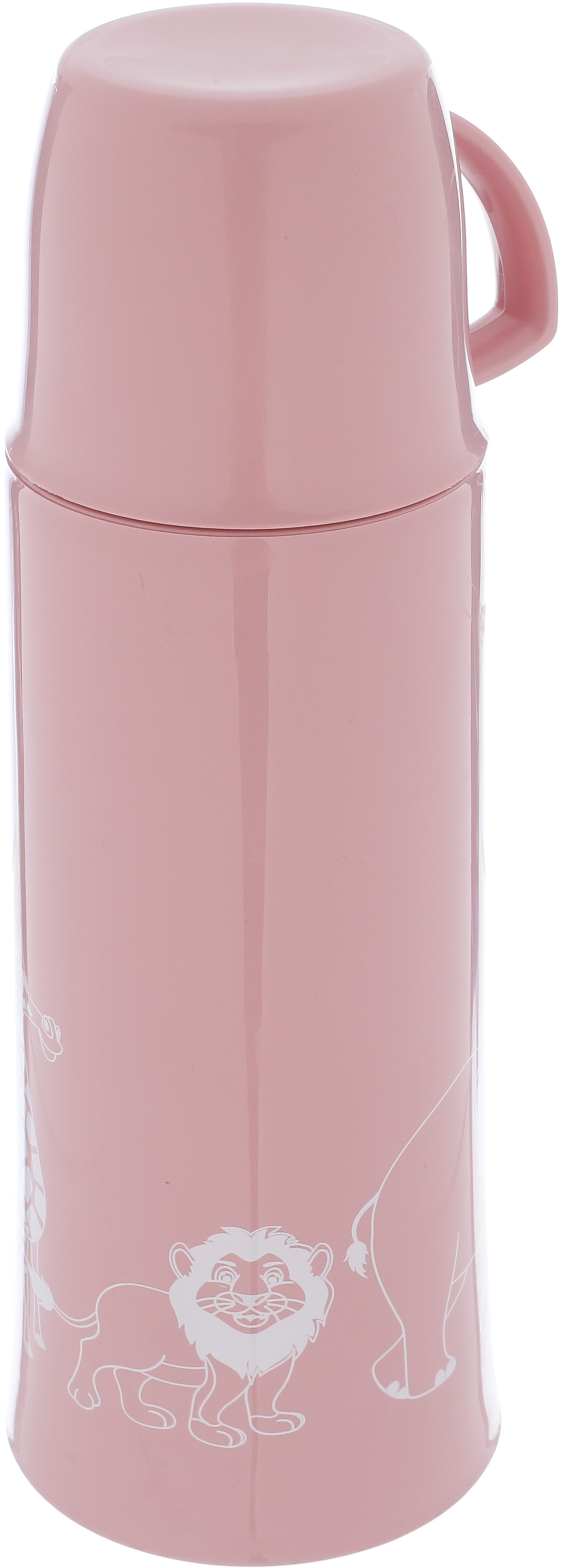 Helios thermos, 0.75 litres, thermal glass inner container, plastic outer shell - light pink product image