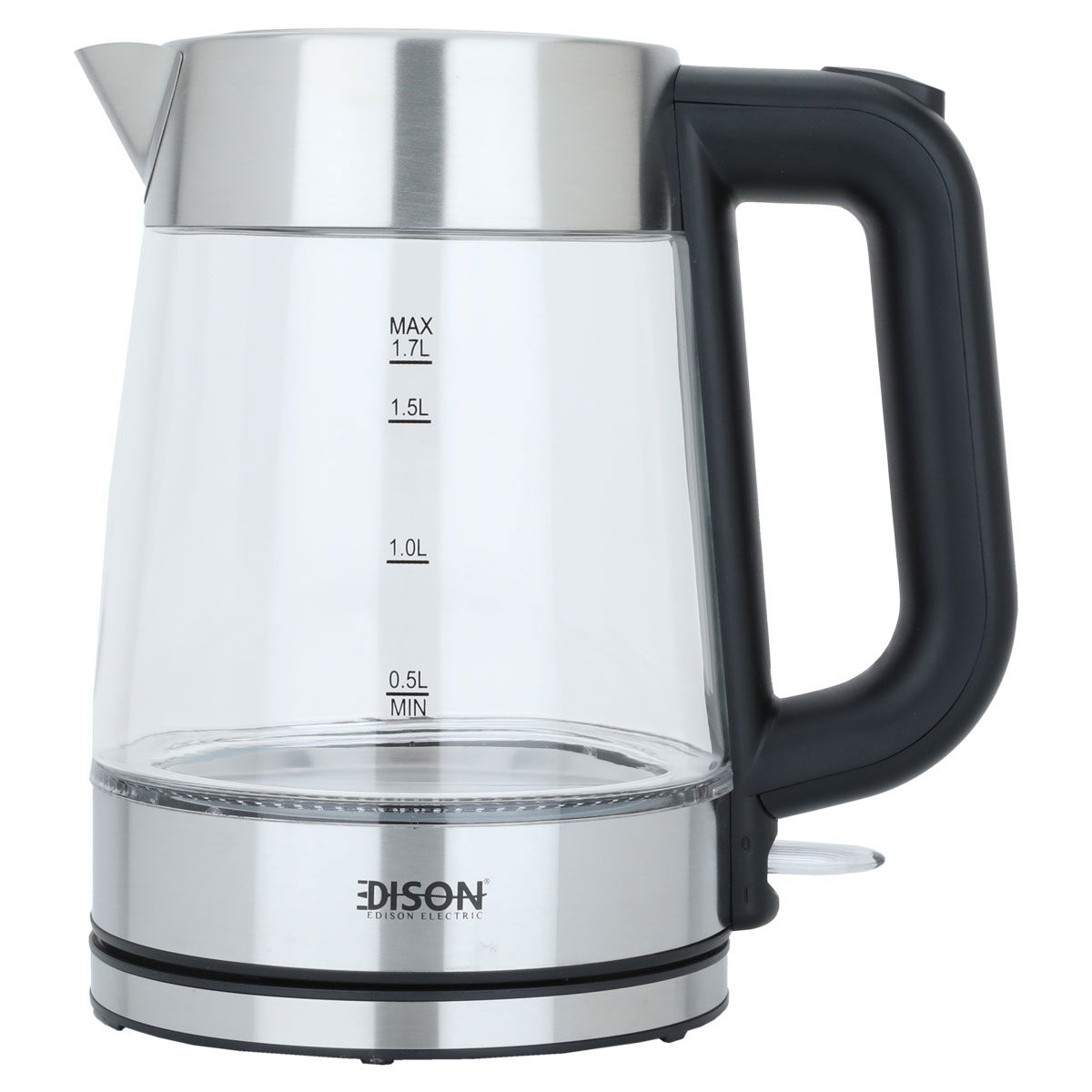 غلاية كهربائية إديسون، 1.7 لتر، 1850-2200 واط - شفاف product image 1