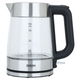 غلاية كهربائية إديسون، 1.7 لتر، 1850-2200 واط - شفاف product image 1